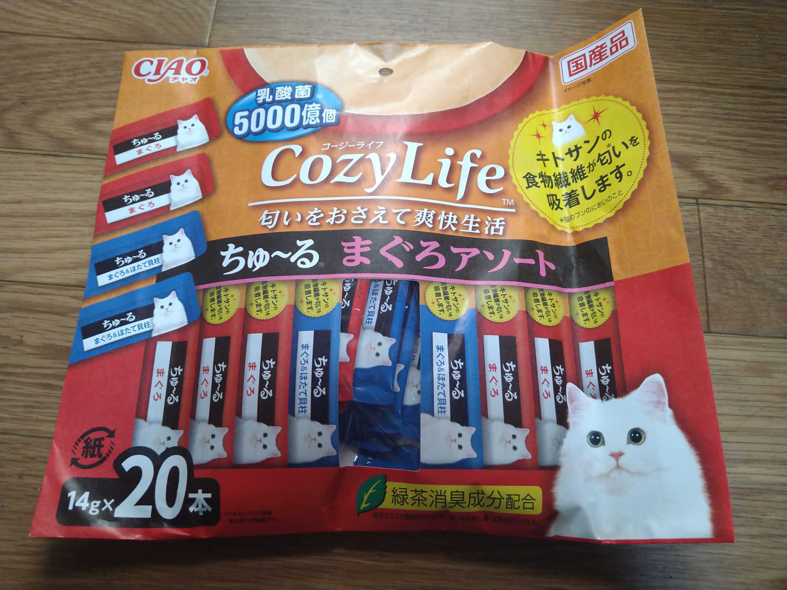 8249円 【SALE／86%OFF】 CIAO Cozy Life クランキー かつお節味 22g 5袋入 48セット